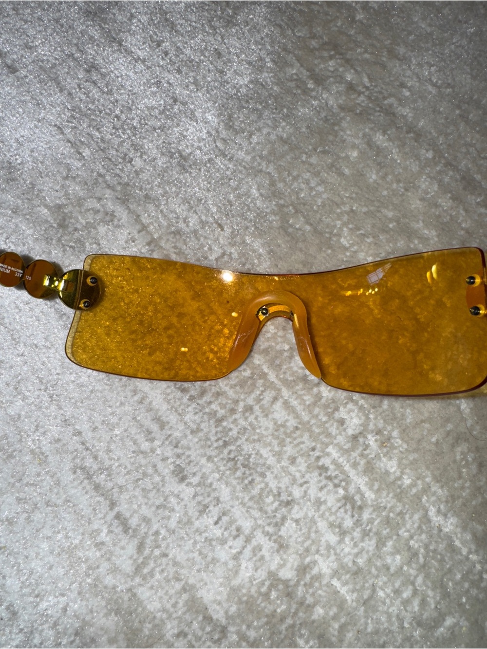 Dior John Galliano Vintage Y2K Amber Millenium Gold Circle Sunglasses - Picture 14 of 16